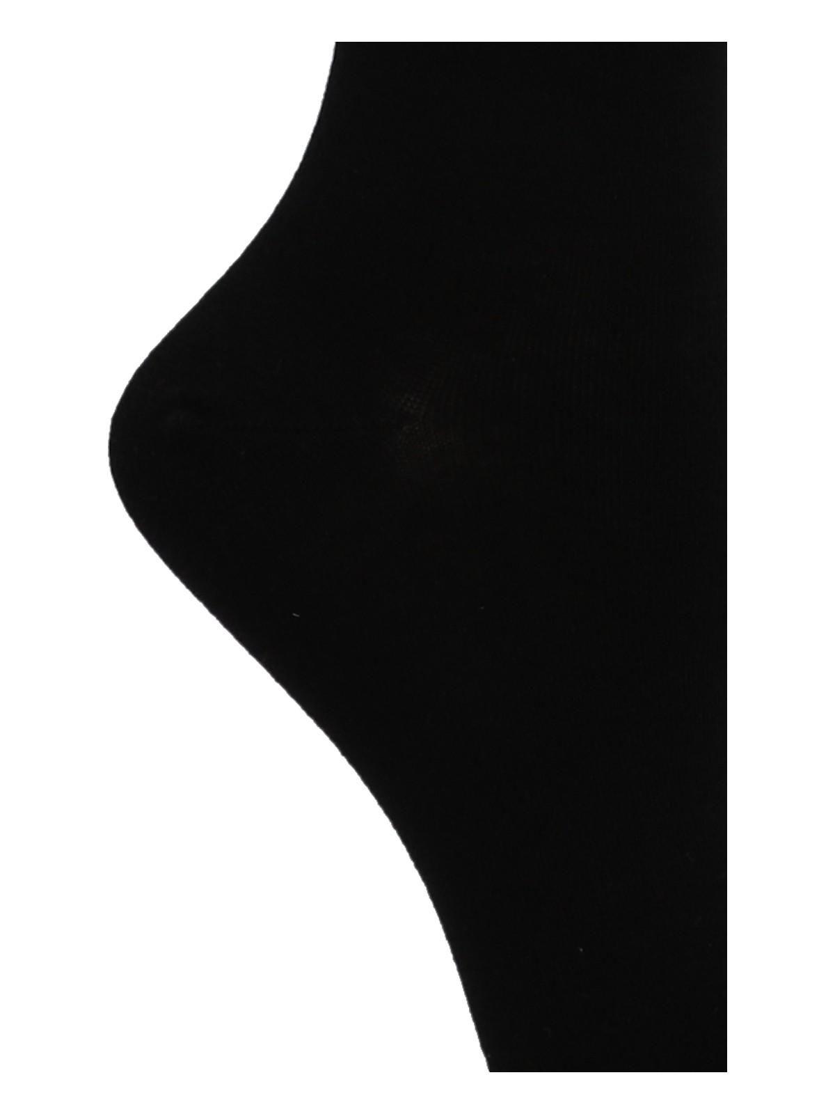 Calcetín Algodón Mujer Kh St Plain Negro-1