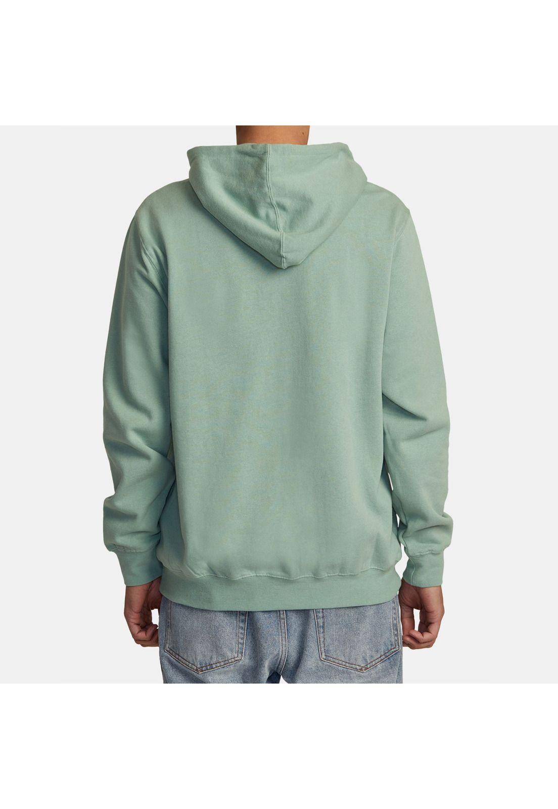 Polerón Hombre Big Rvca Hoodie M Ot Verde-1
