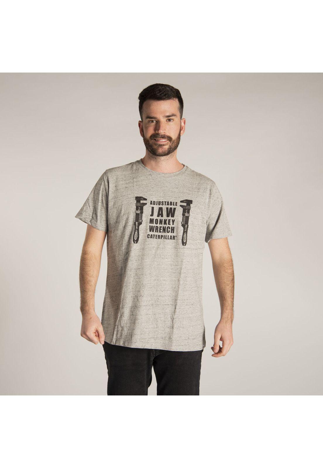 Polera M/C Hombre Fdtn Tools Tee Gris-0