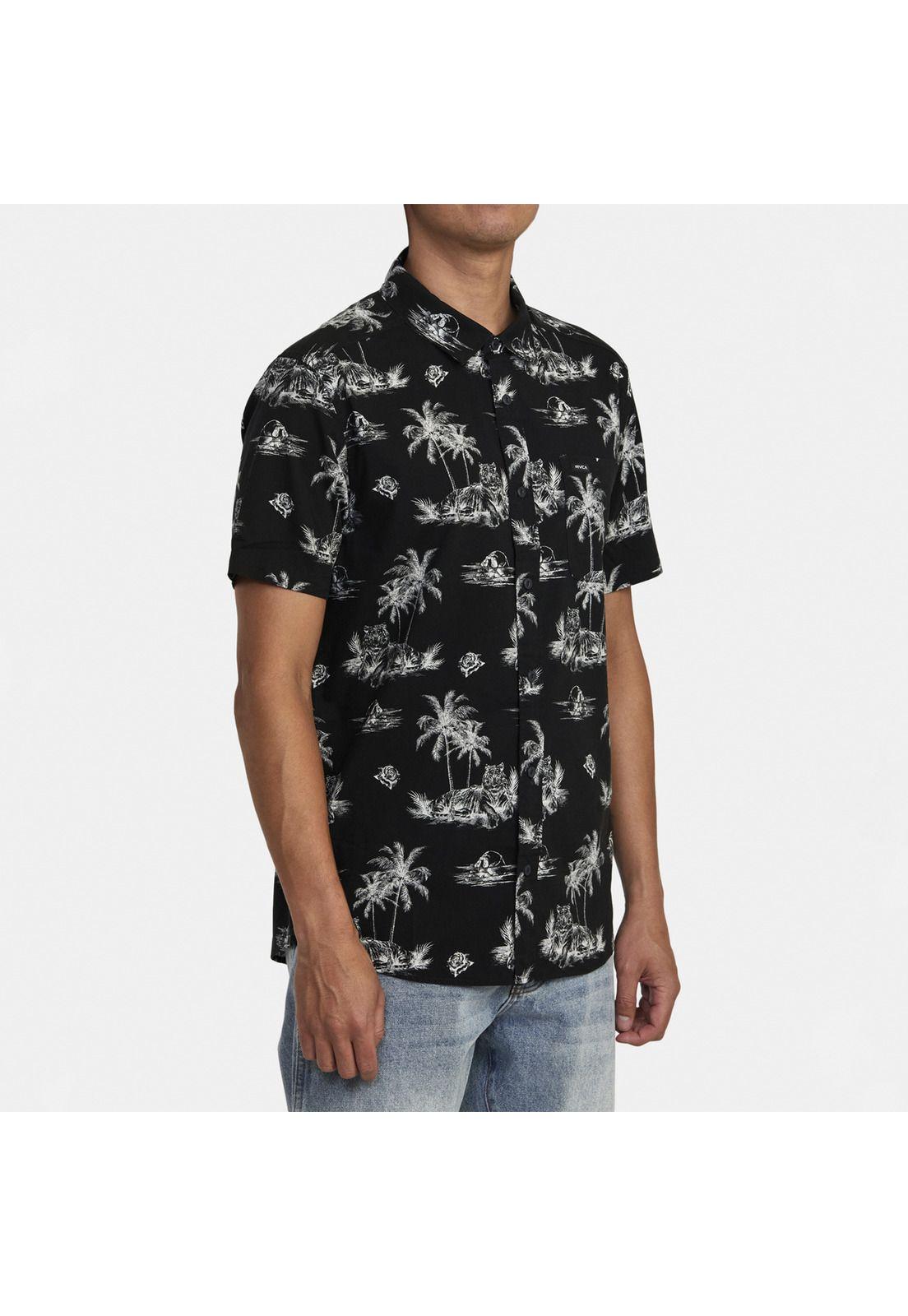 Camisa M/C Hombre Jj Prowler M Wvtp Negro-5