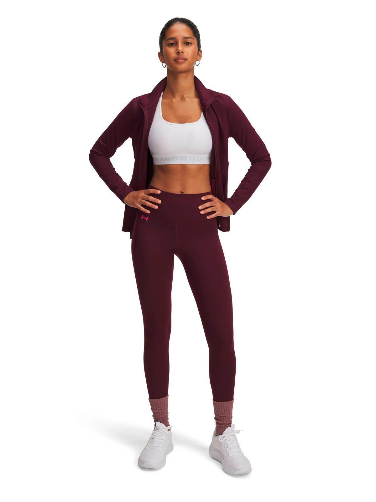 Calza Training para mujer Motion Burdeo -3