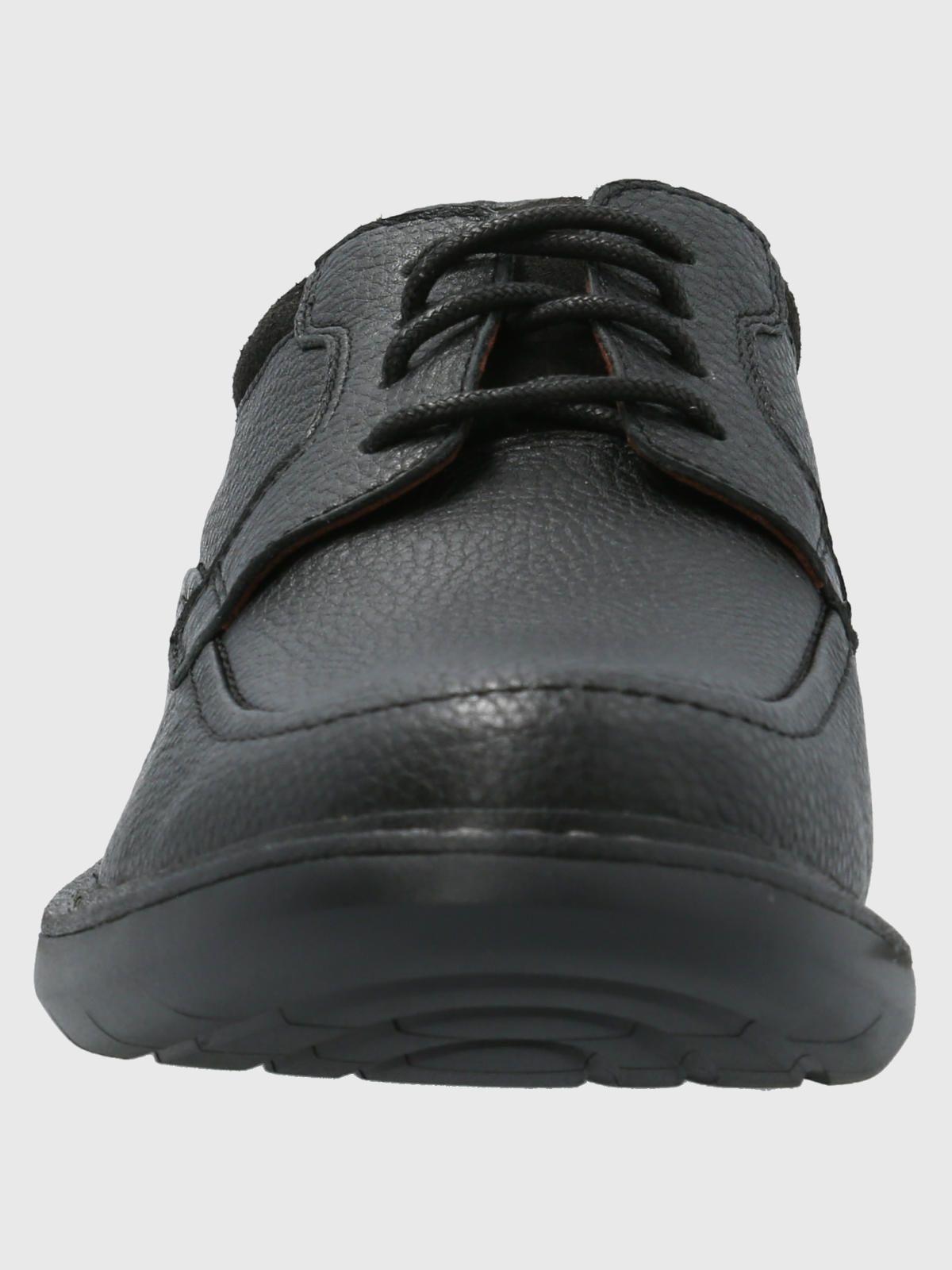 Zapato Cuero Hombre Kansas Negro-3