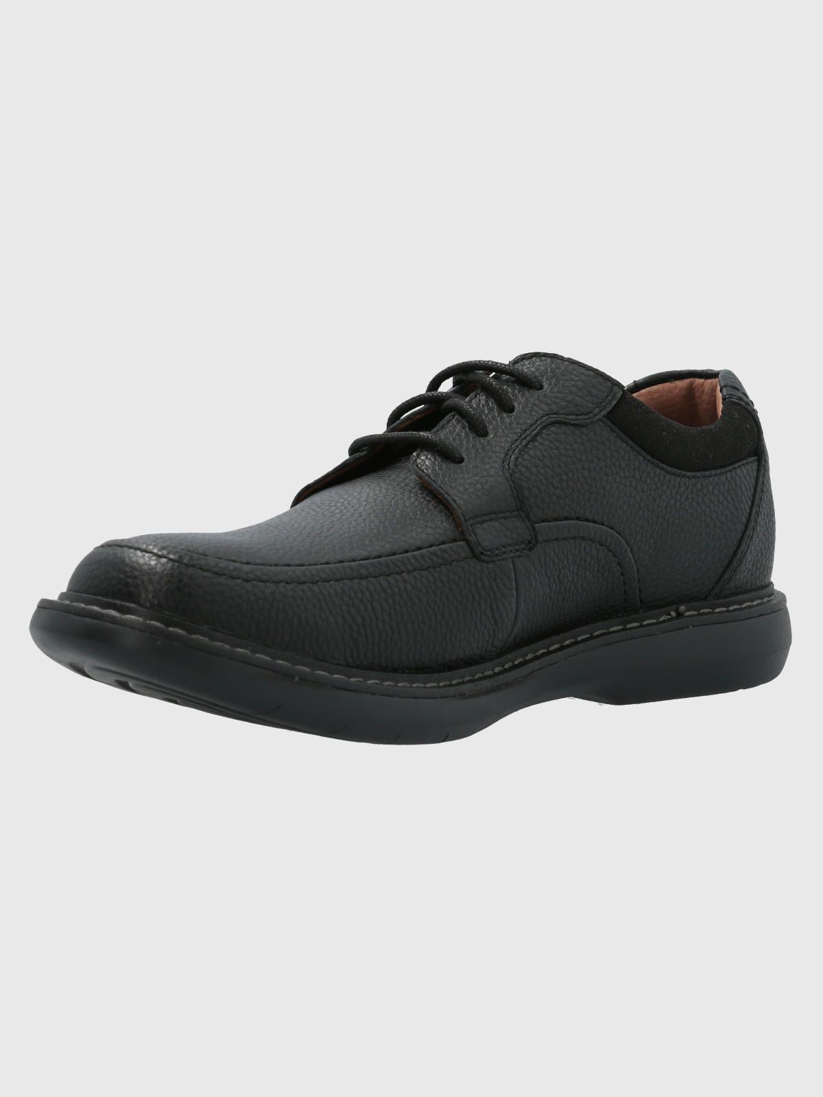 Zapato Cuero Hombre Kansas Negro-5