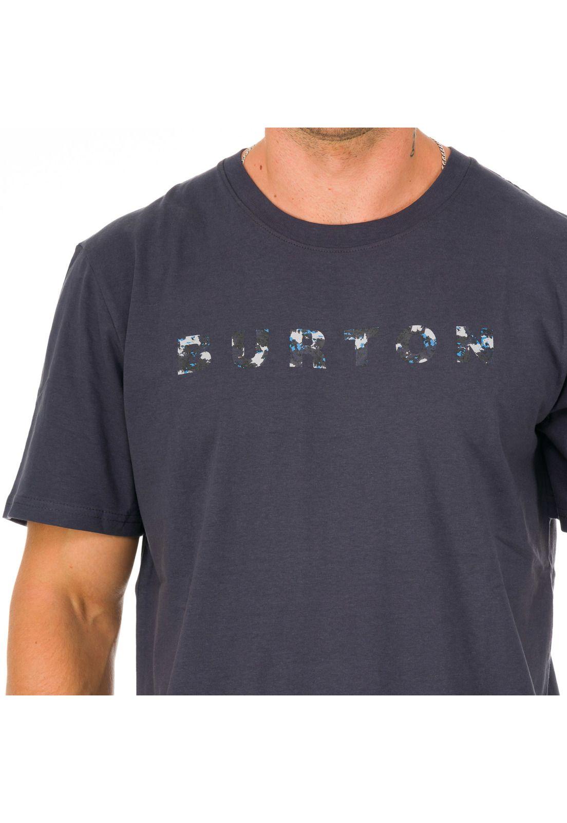 Polera M/C Hombre Lost Logo Grafito -4