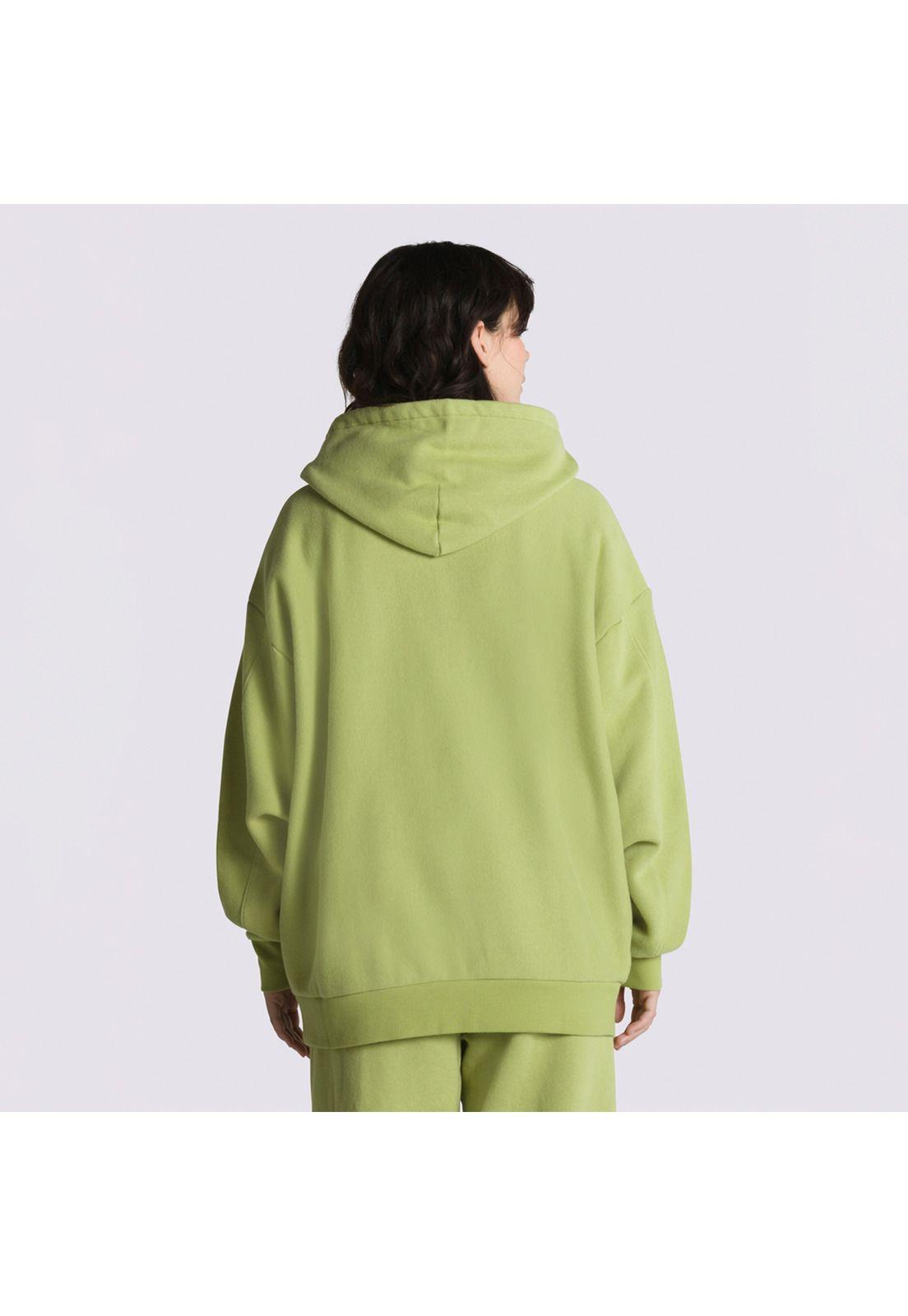 Polerón Con Gorro Comfycush Ls Hoodie Verde Mujer-1