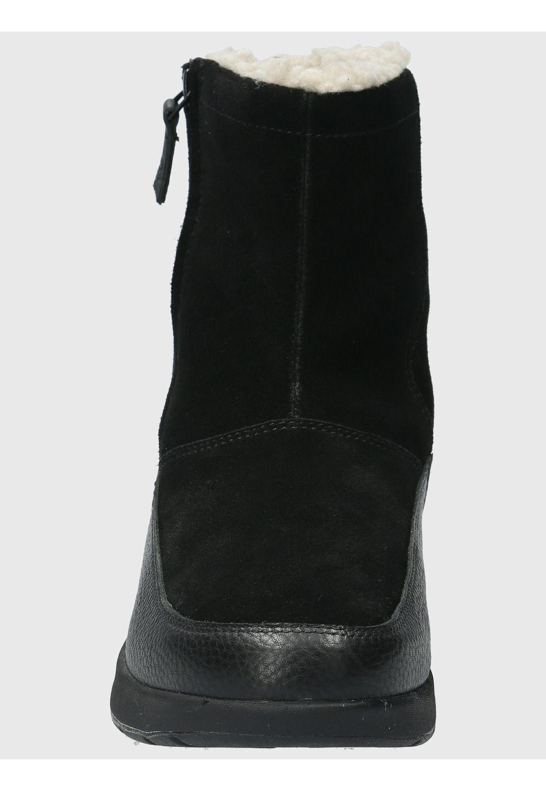 Botin Cuero Mujer Spinal Boot Negro-3