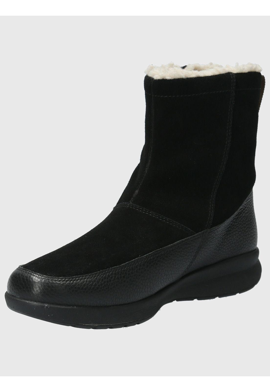 Botin Cuero Mujer Spinal Boot Negro-4