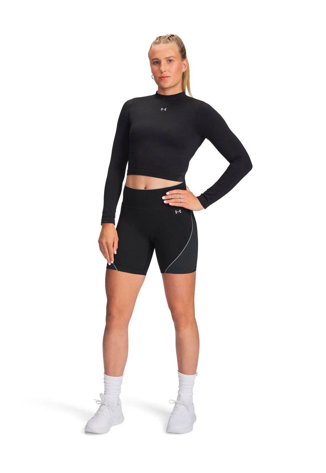 Polera M/L Training para mujer Vanish Seamless negro -3