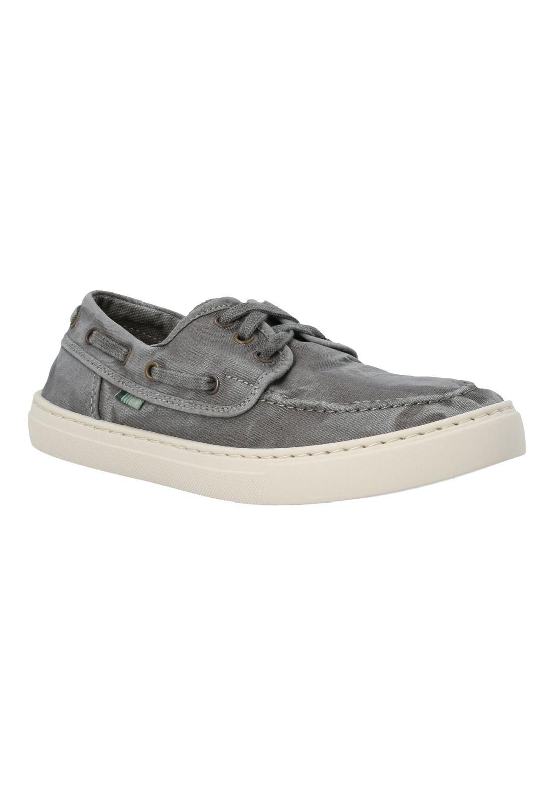 Zapatilla Hombre Napa Gris -0