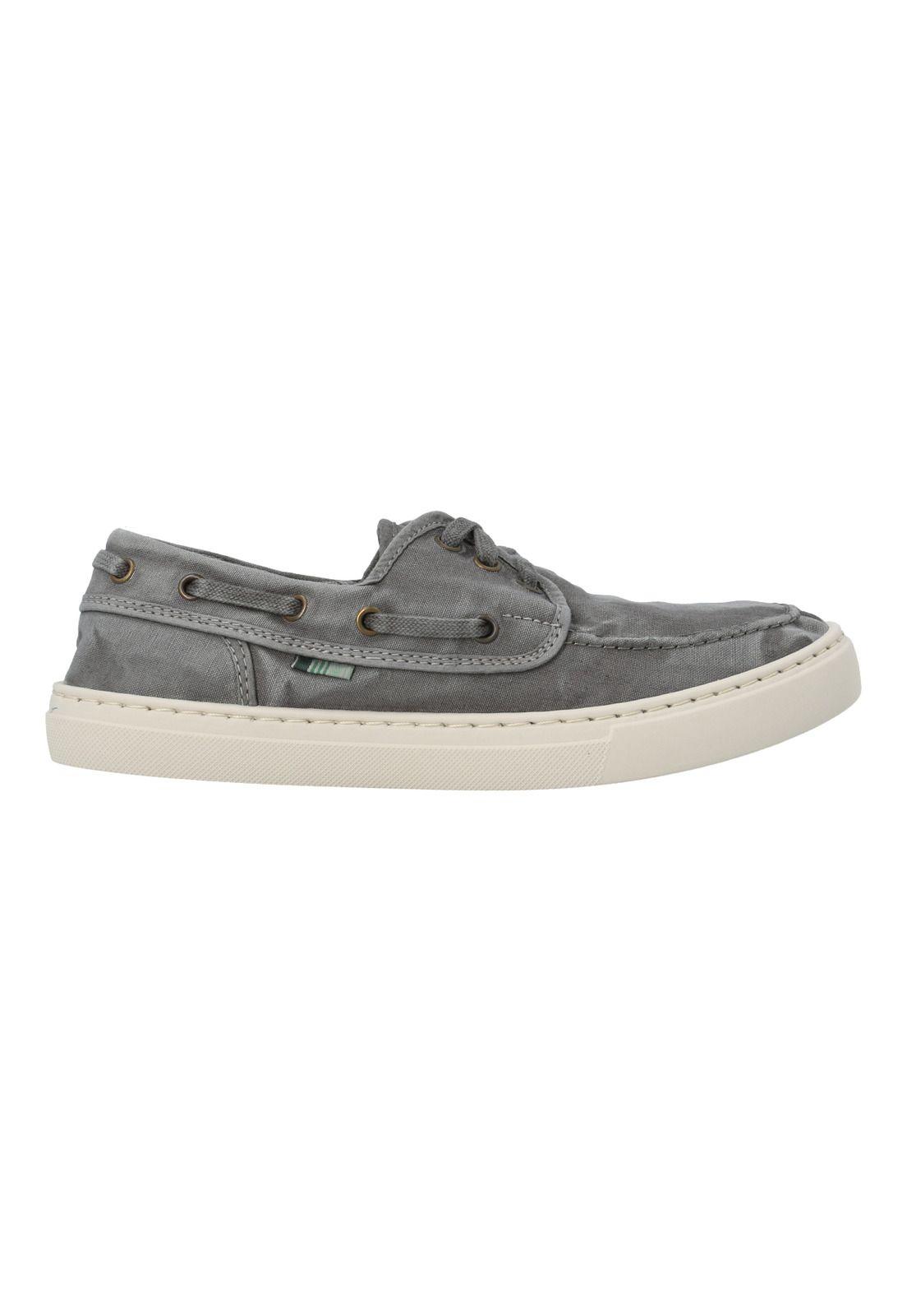 Zapatilla Hombre Napa Gris -1