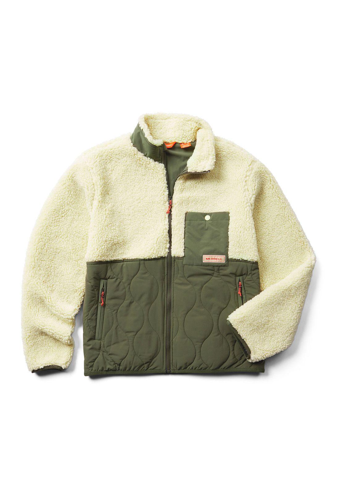 Polar Hombre Sherpa Mixup Jacket Verde-0