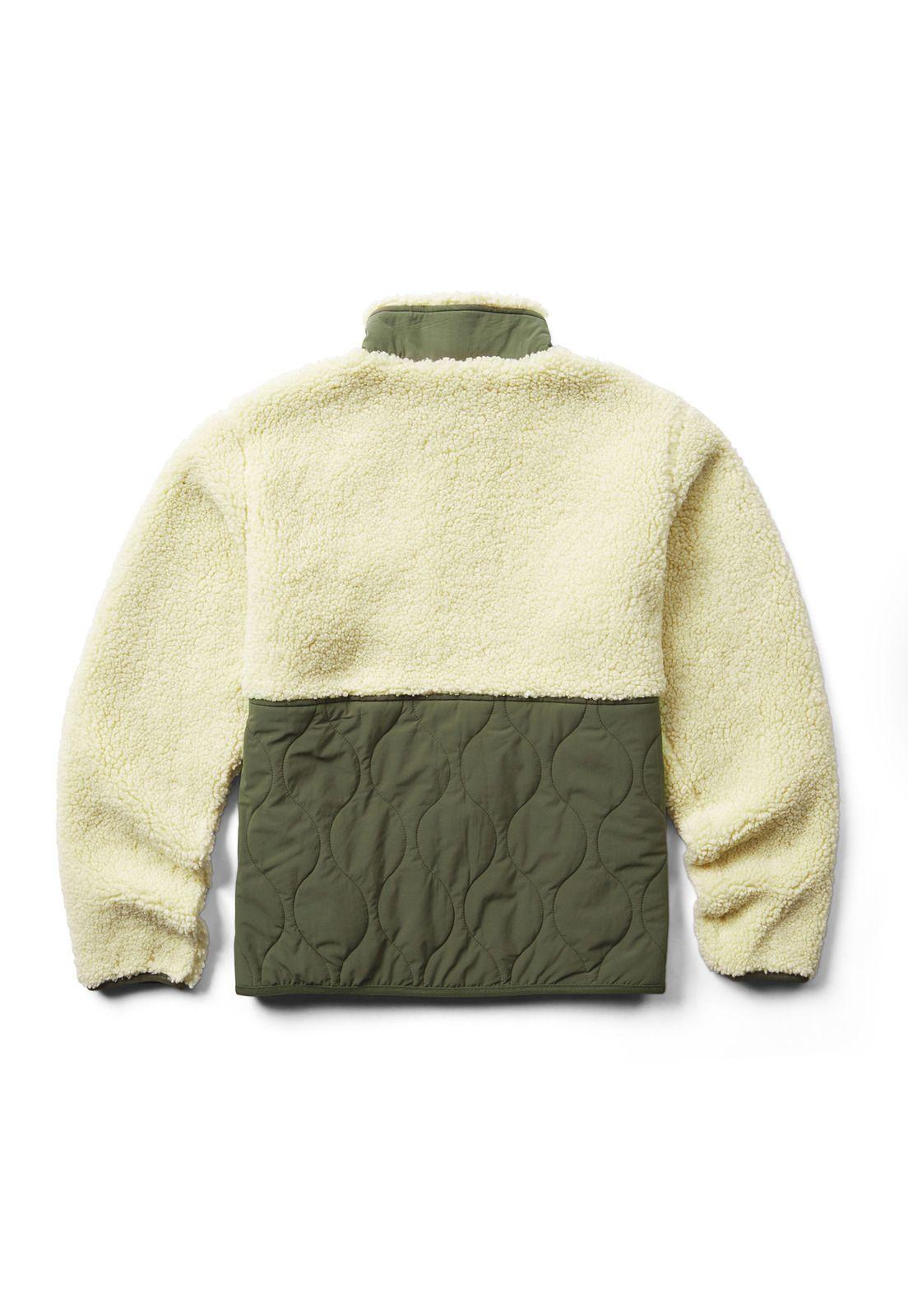 Polar Hombre Sherpa Mixup Jacket Verde-1