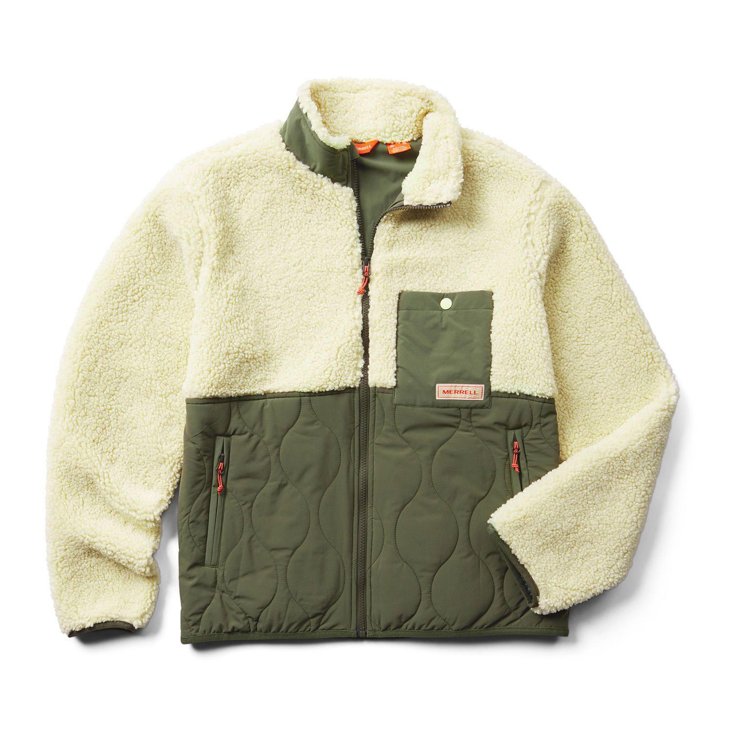Polar Hombre Sherpa Mixup Jacket Verde-0
