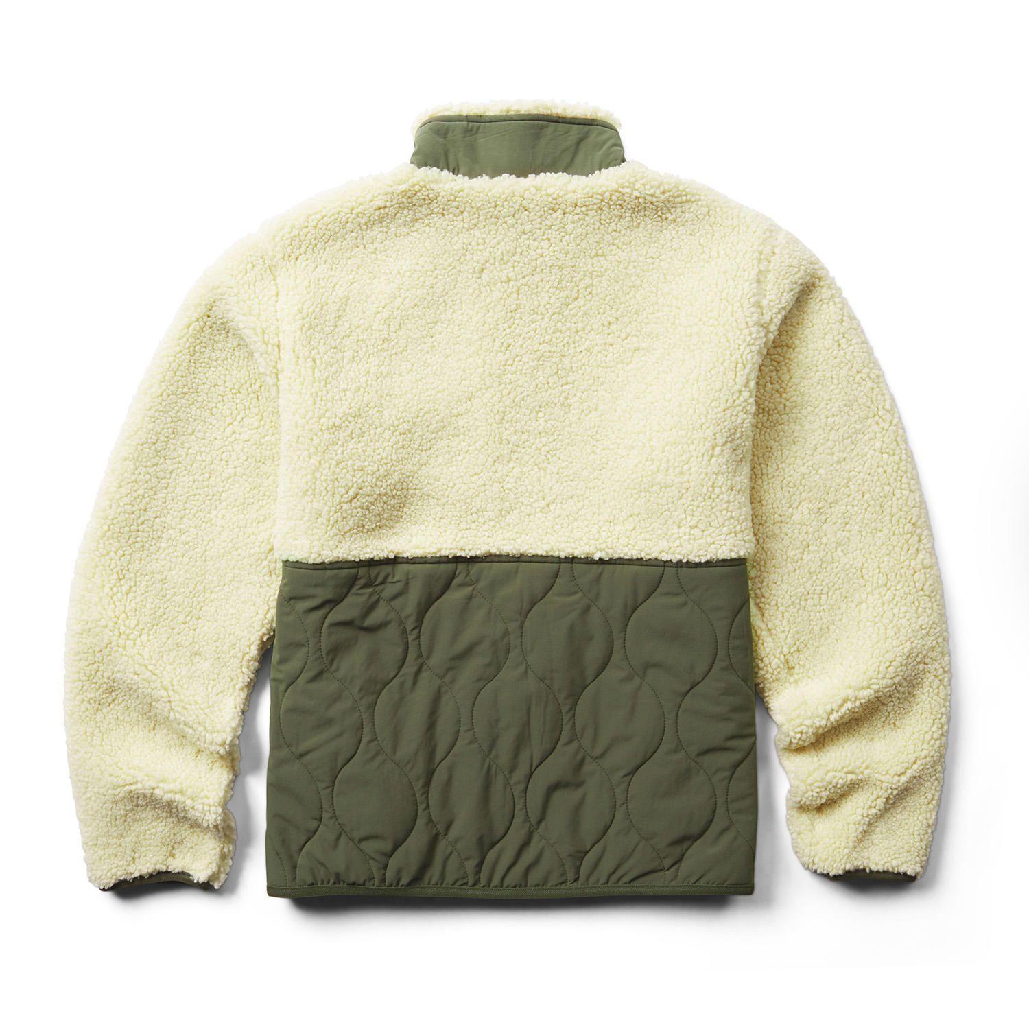 Polar Hombre Sherpa Mixup Jacket Verde-1