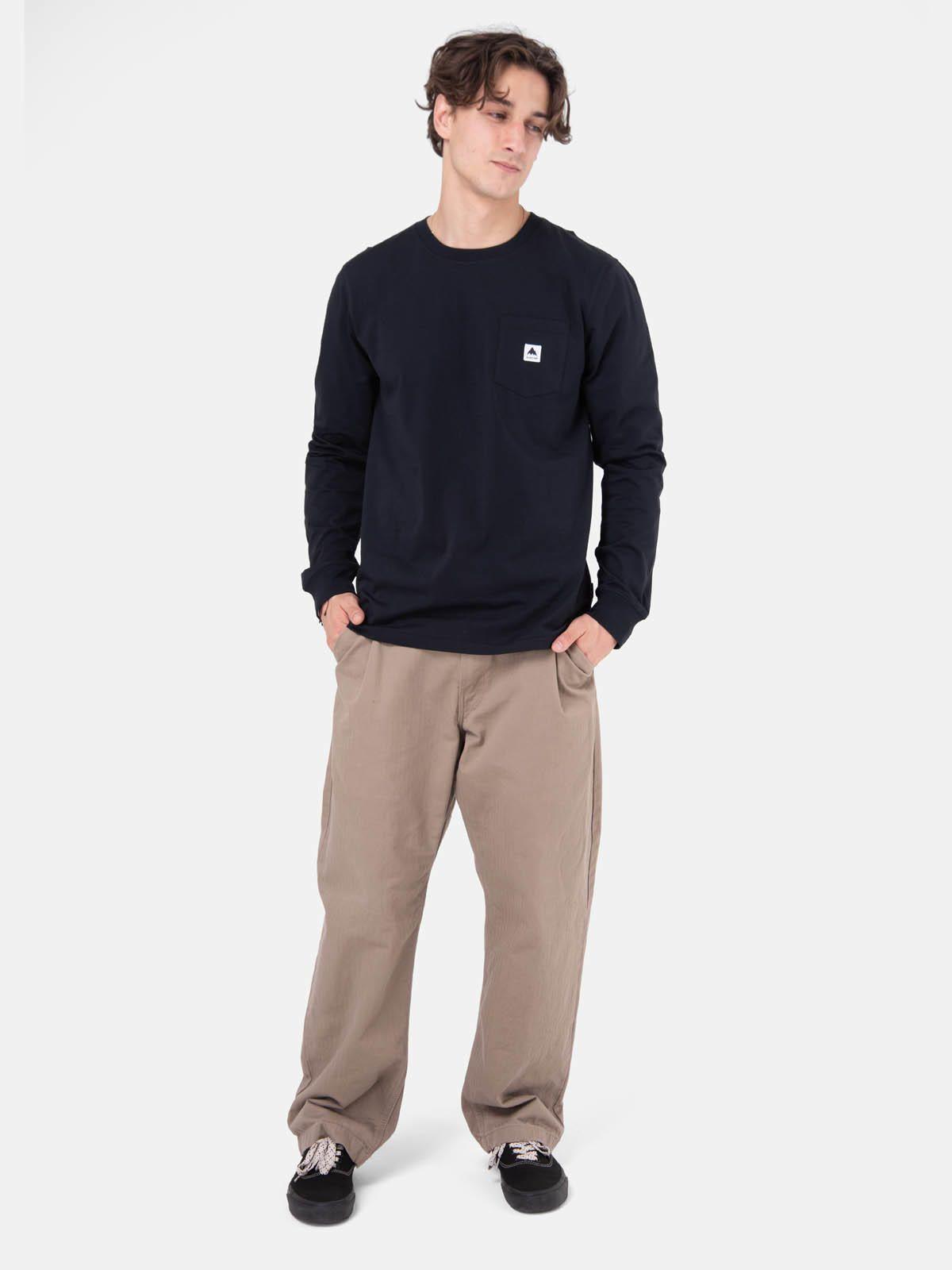 Polera M/L Hombre Colfax Gris Oscuro -4