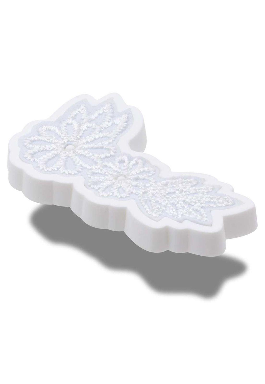 Jibbitz Elegante Flor Blanco-2