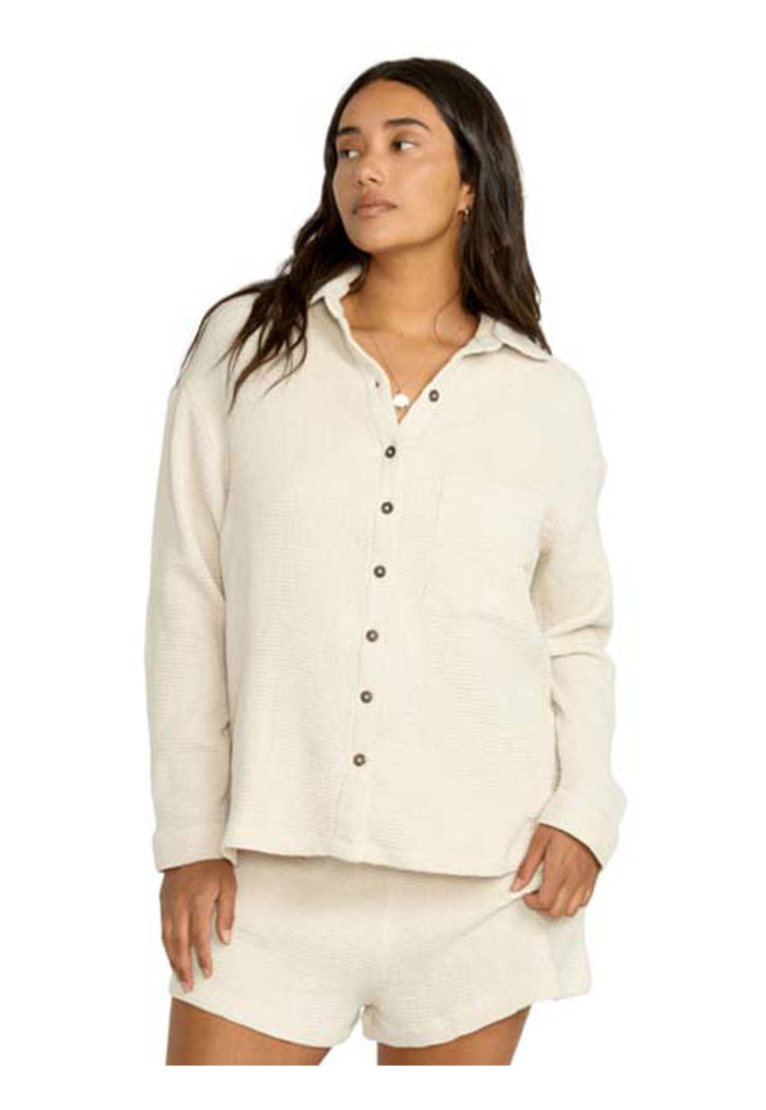 Blusa Mujer So Cozy Blanca Billabong-0