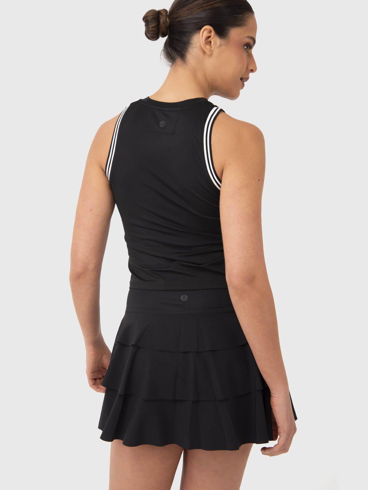 Polera Mujer Ribbed Negra-4