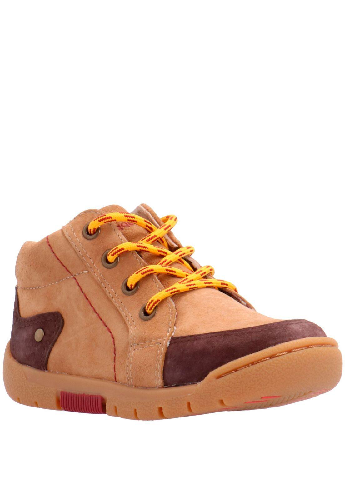 Botin Cuero Niño Caco Ii Café-0