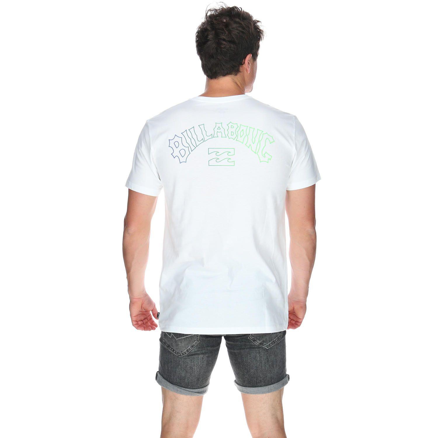 Polera M/C Hombre Arch Fill Ss Blanco-2
