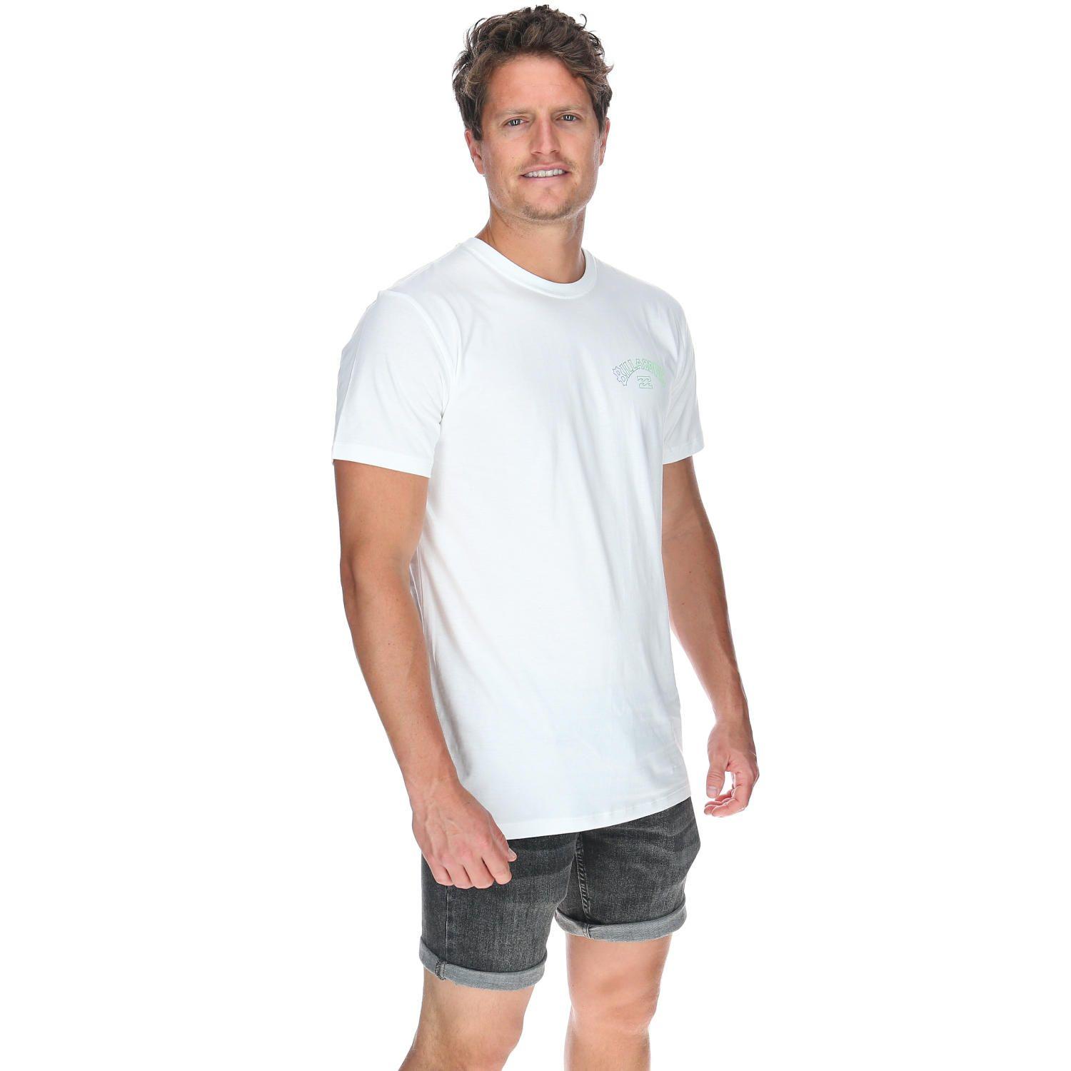 Polera M/C Hombre Arch Fill Ss Blanco-3