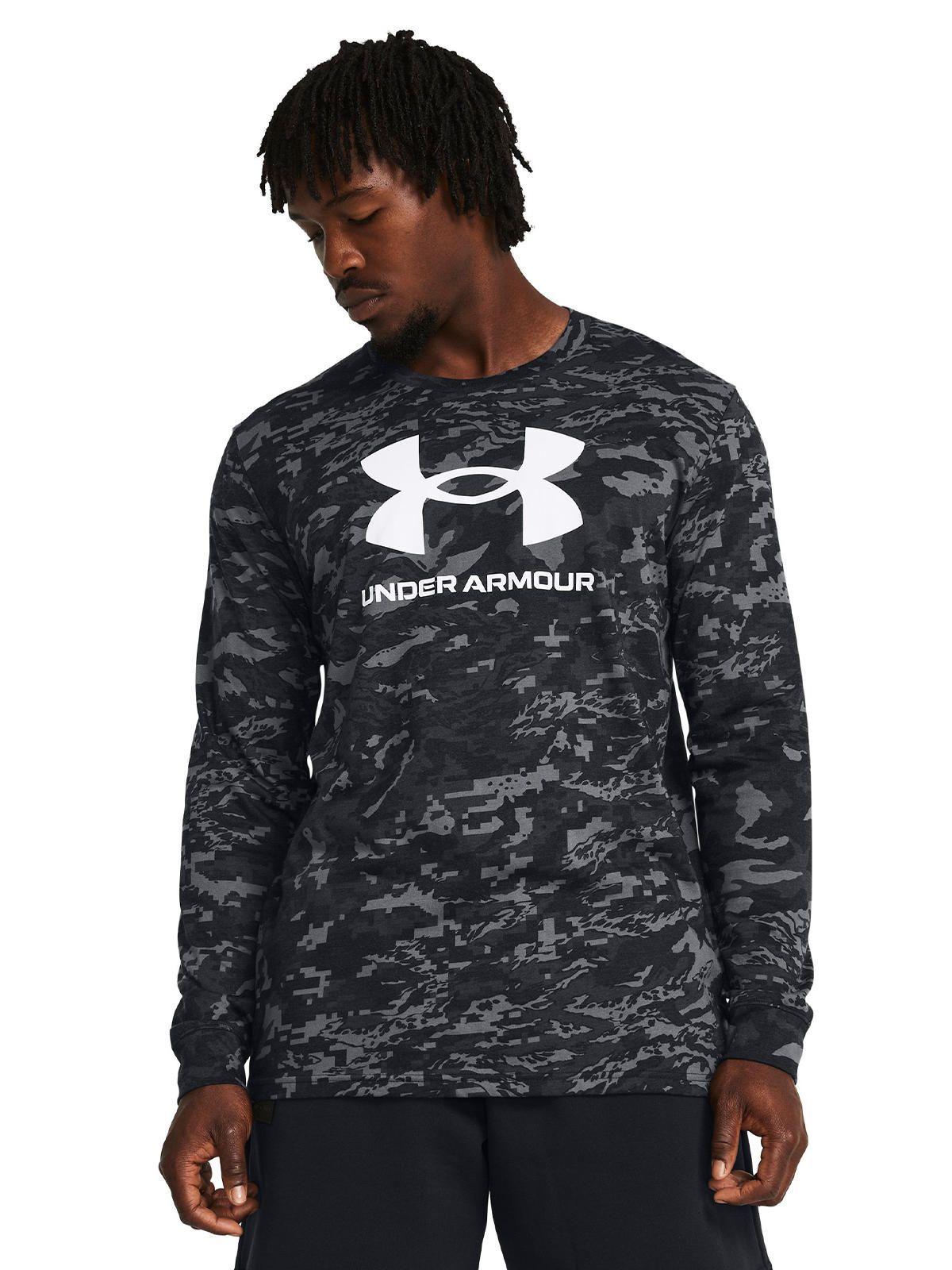 Polera manga larga UA ABC Cam hombre Negro-3