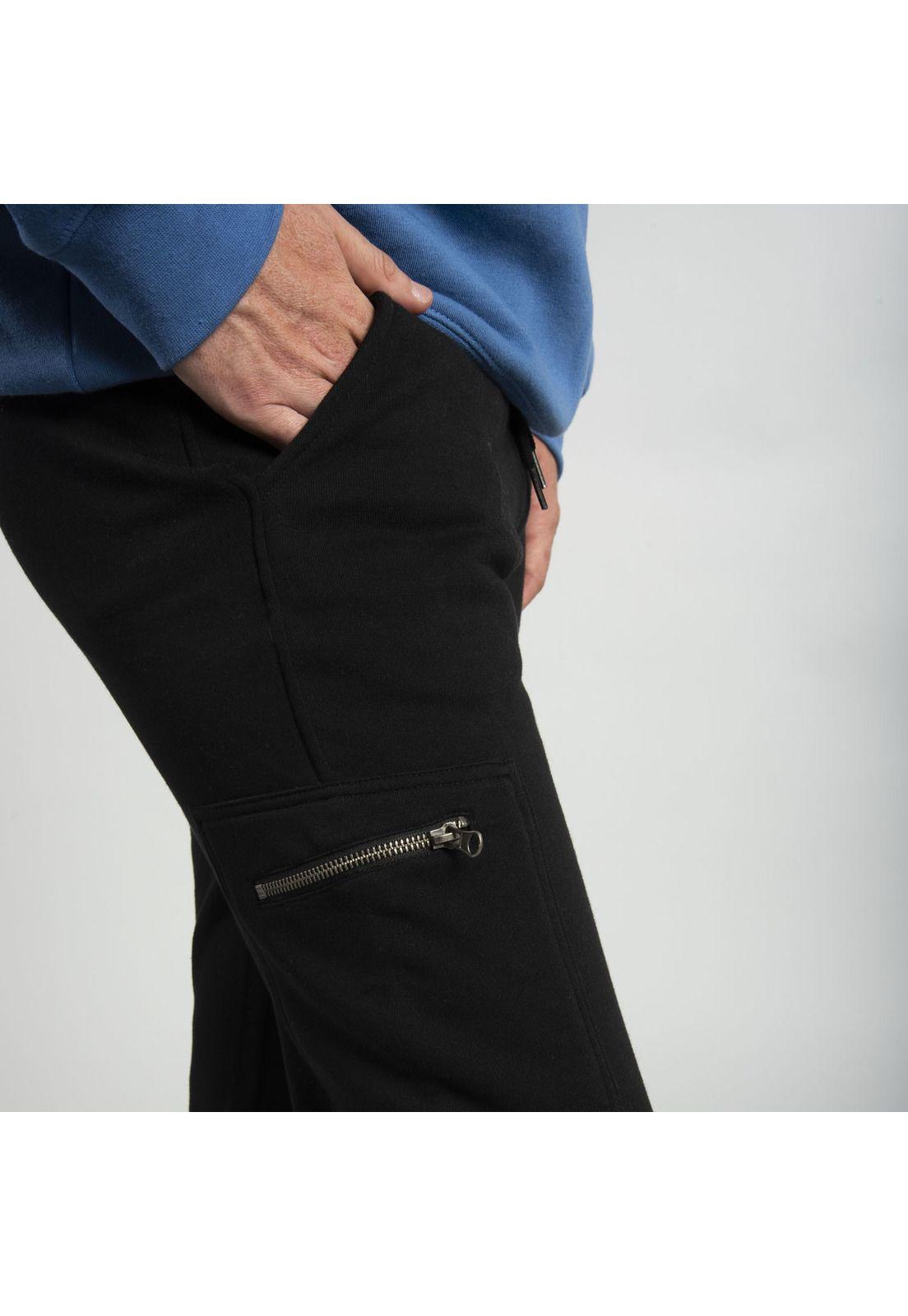 Pantalón  Mujer W Fdtn Lounge Jogger Negro-3