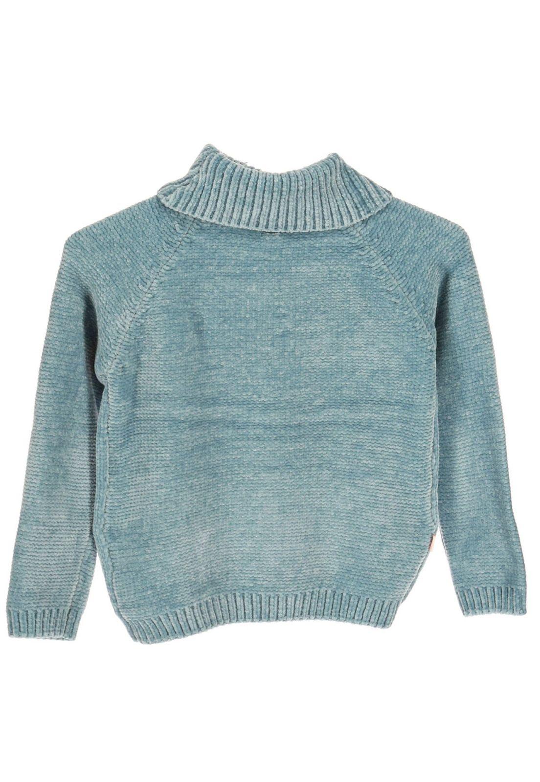 Sweater Velvet Celeste-1
