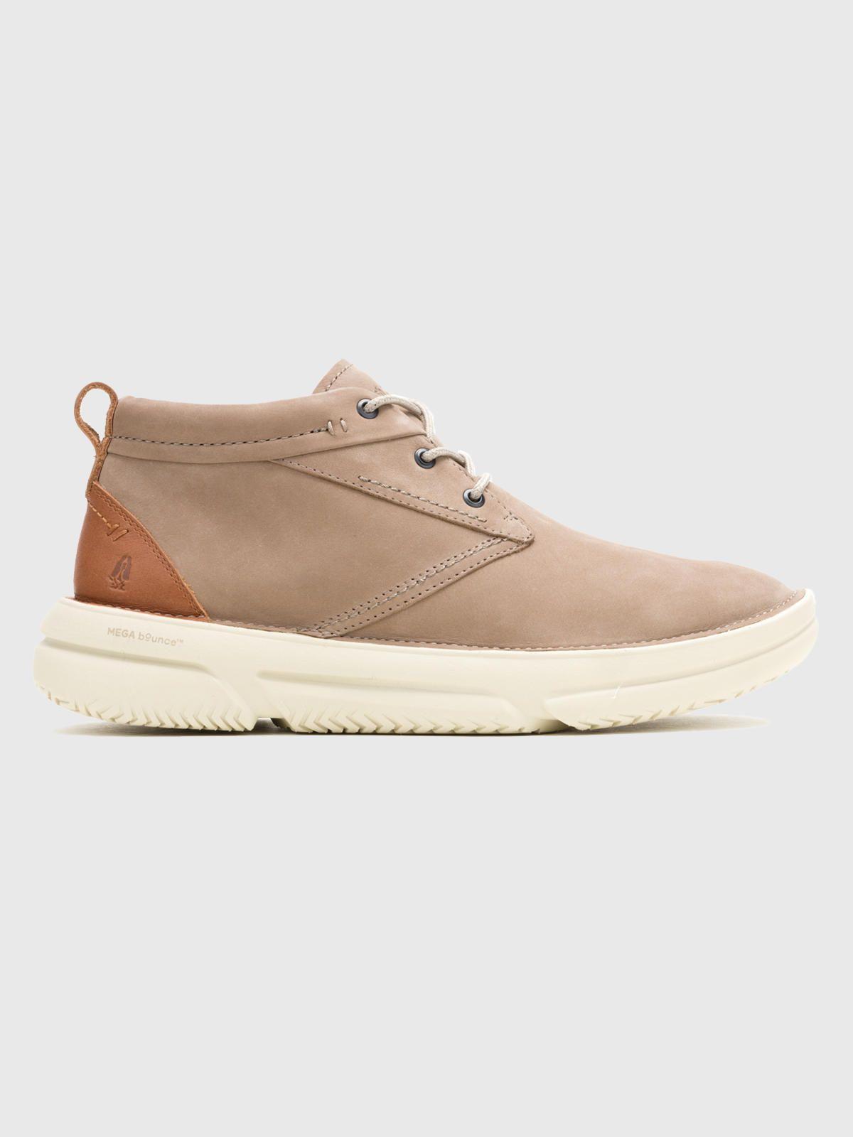 Botín Cuero Hombre Baylor Chukka Gris-1