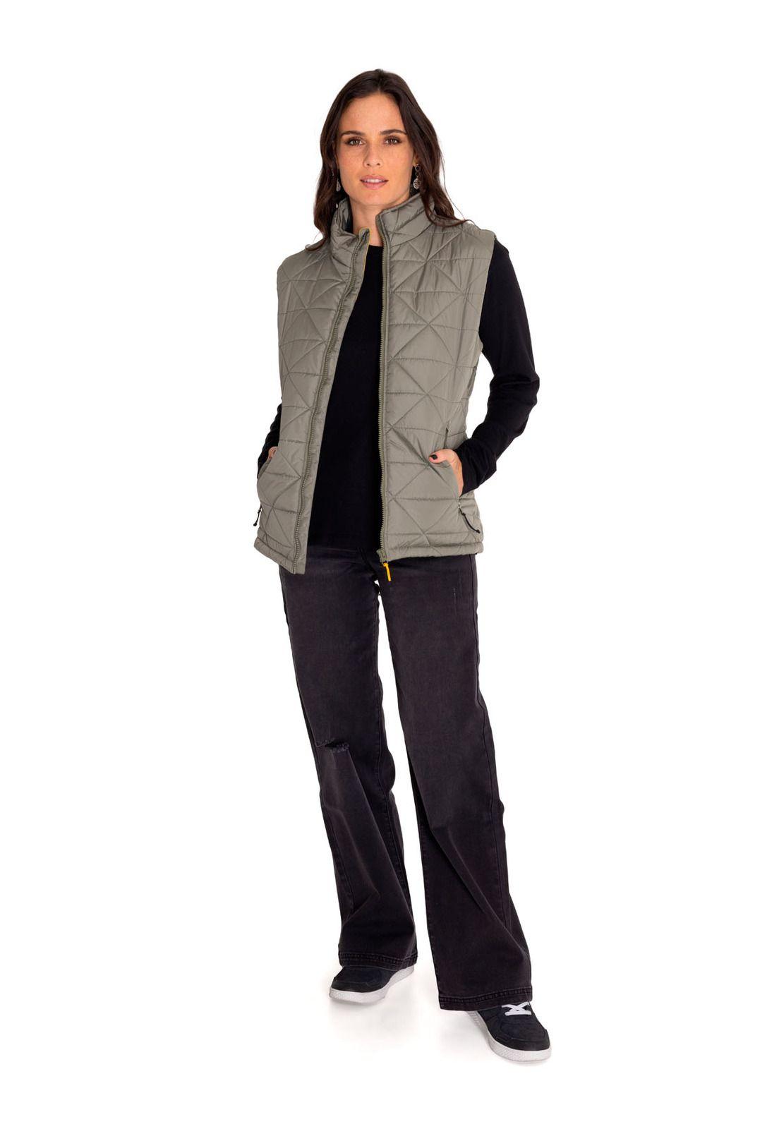 Chaqueta Sin Manga Mujer Medium Insulated Verde-5