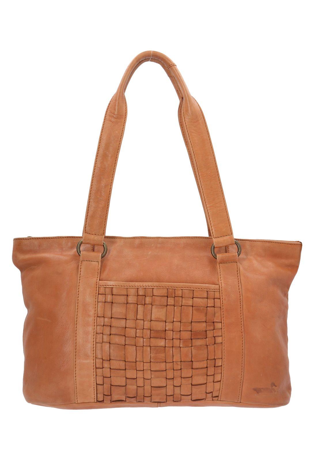 Cartera Cuero Café Ws RustiTote Mujer-0