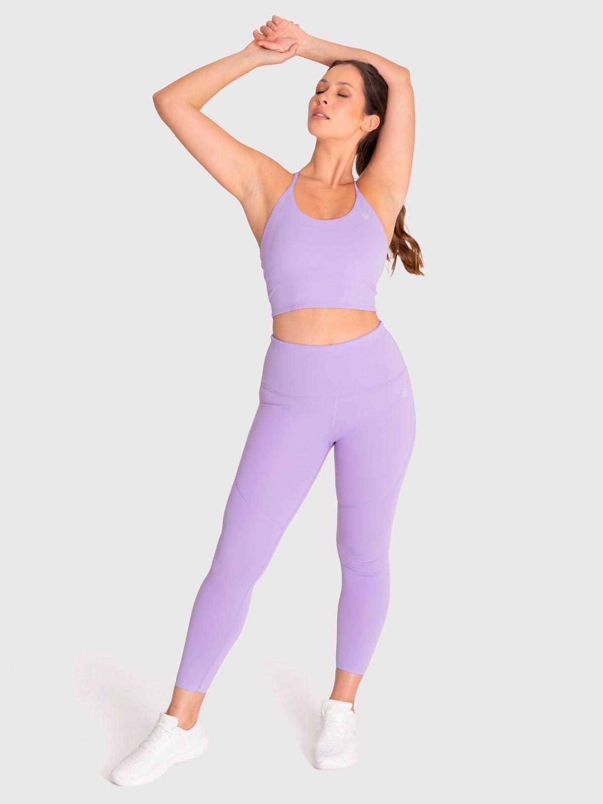 Calza 7/8 Mujer Ankle Kaira Lavanda-1