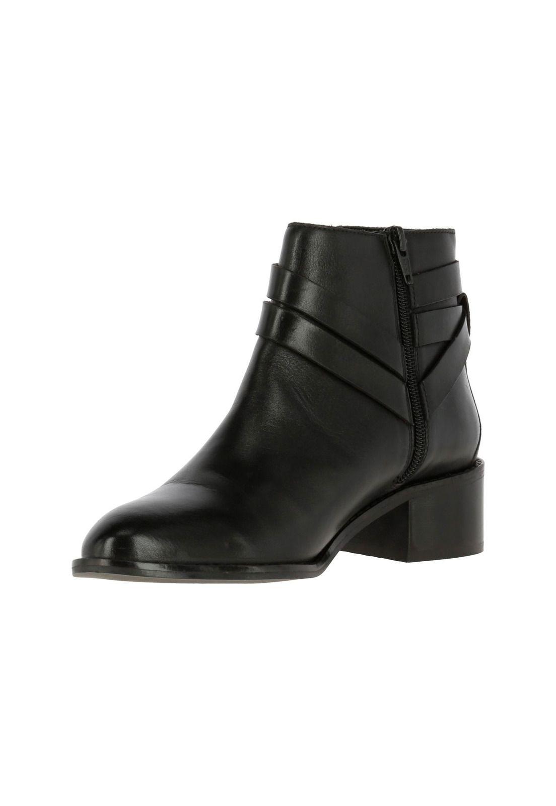Botin Leather Renes Negro-1