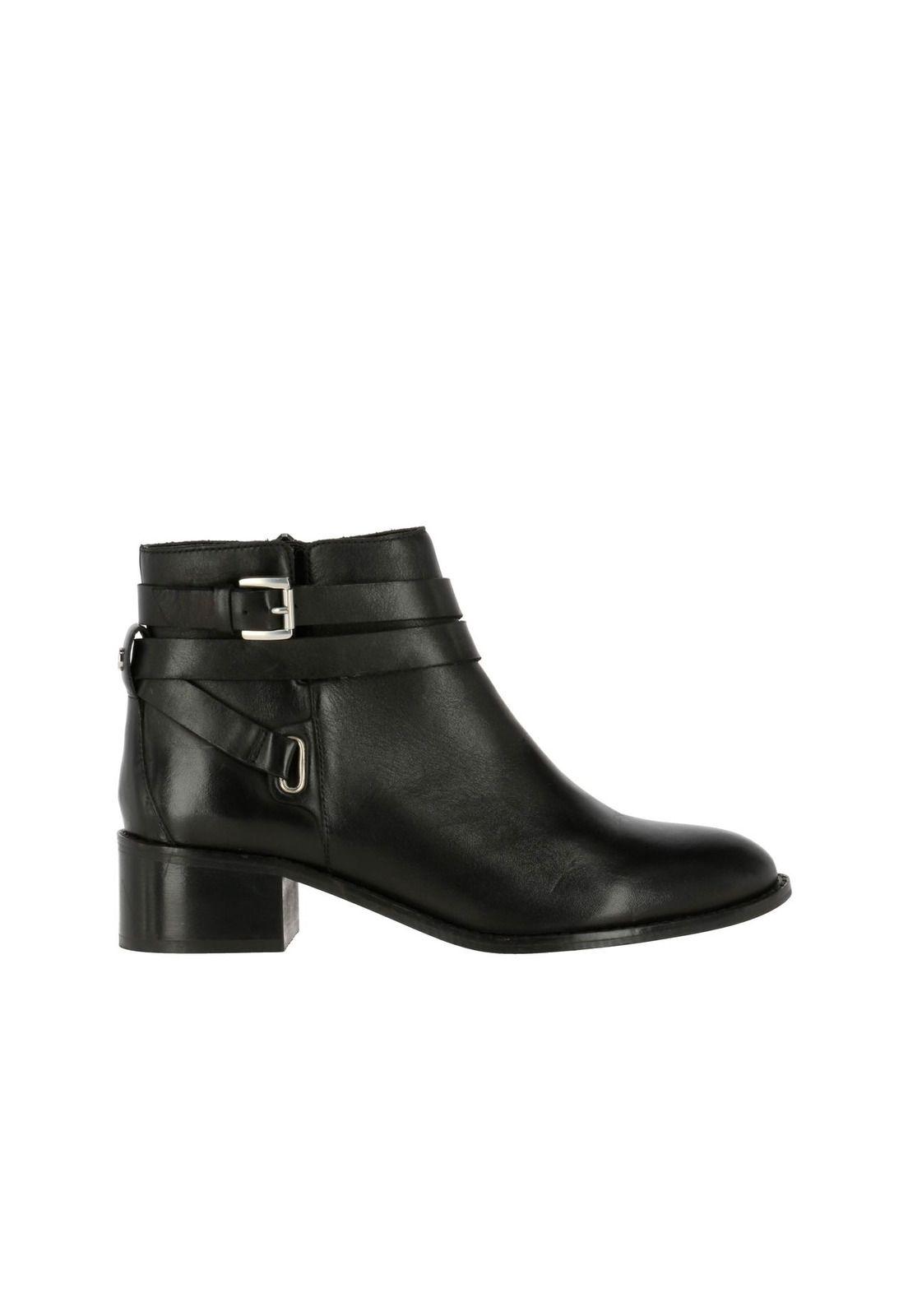 Botin Leather Renes Negro-3