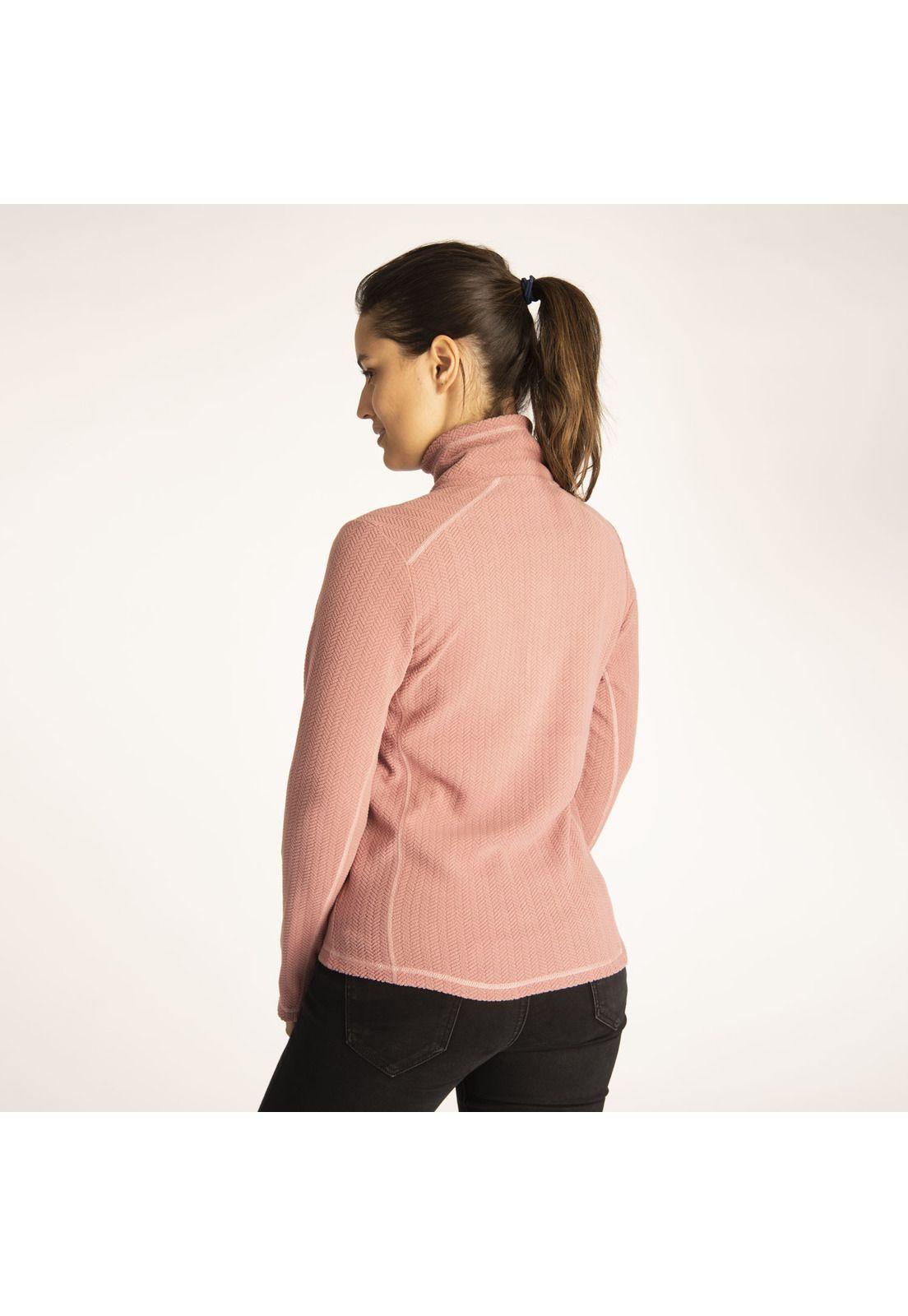 Polerón Mujer Emboss Hike Rosado-3