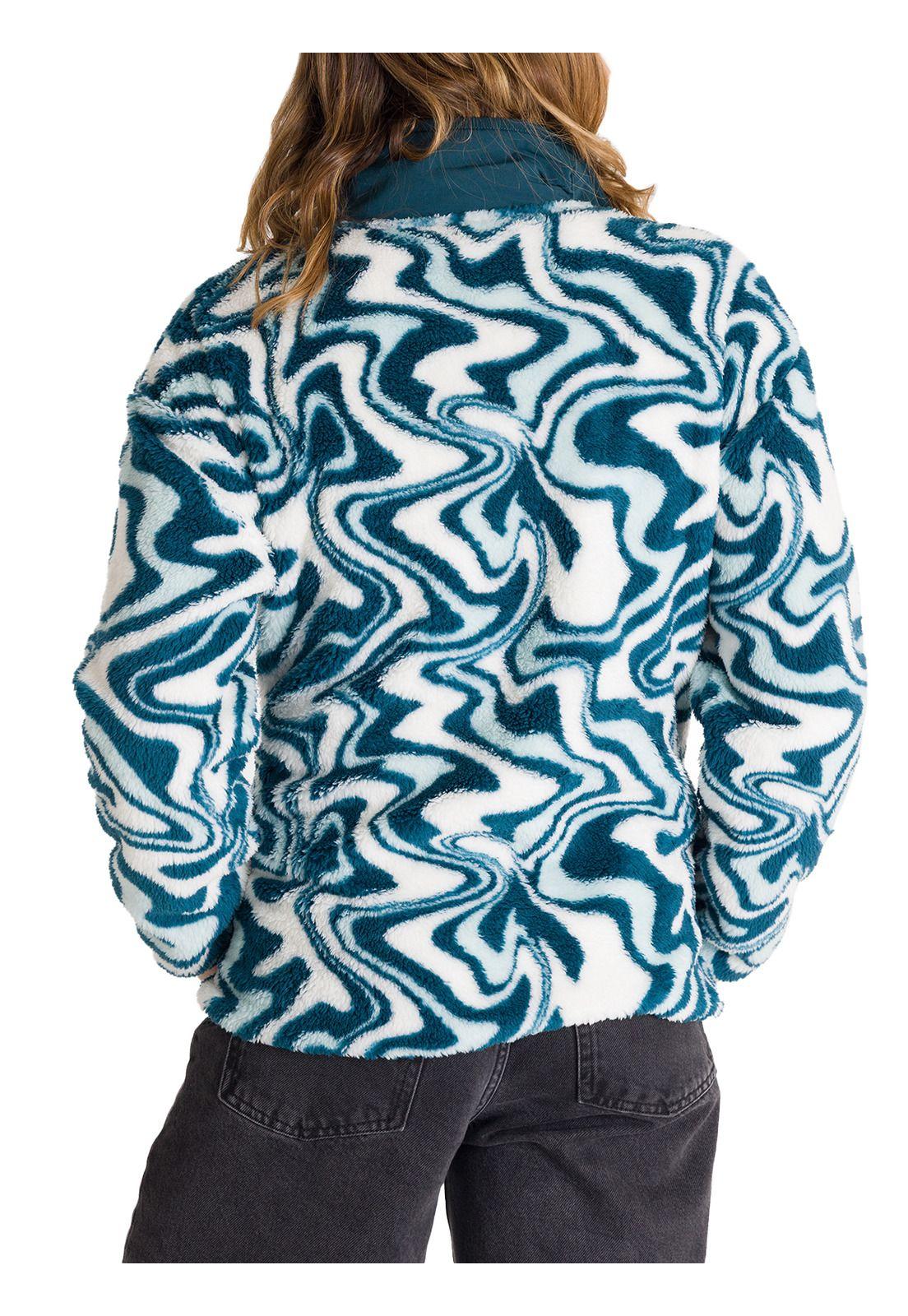 Polar Shaggy Half Azul Mujer-3