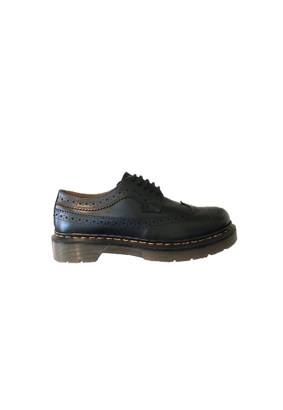 Zapato Escolar Cuero Isabella negro niña-0