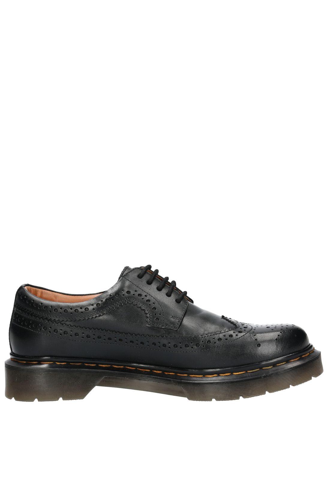 Zapato Escolar Cuero Isabella negro niña-4