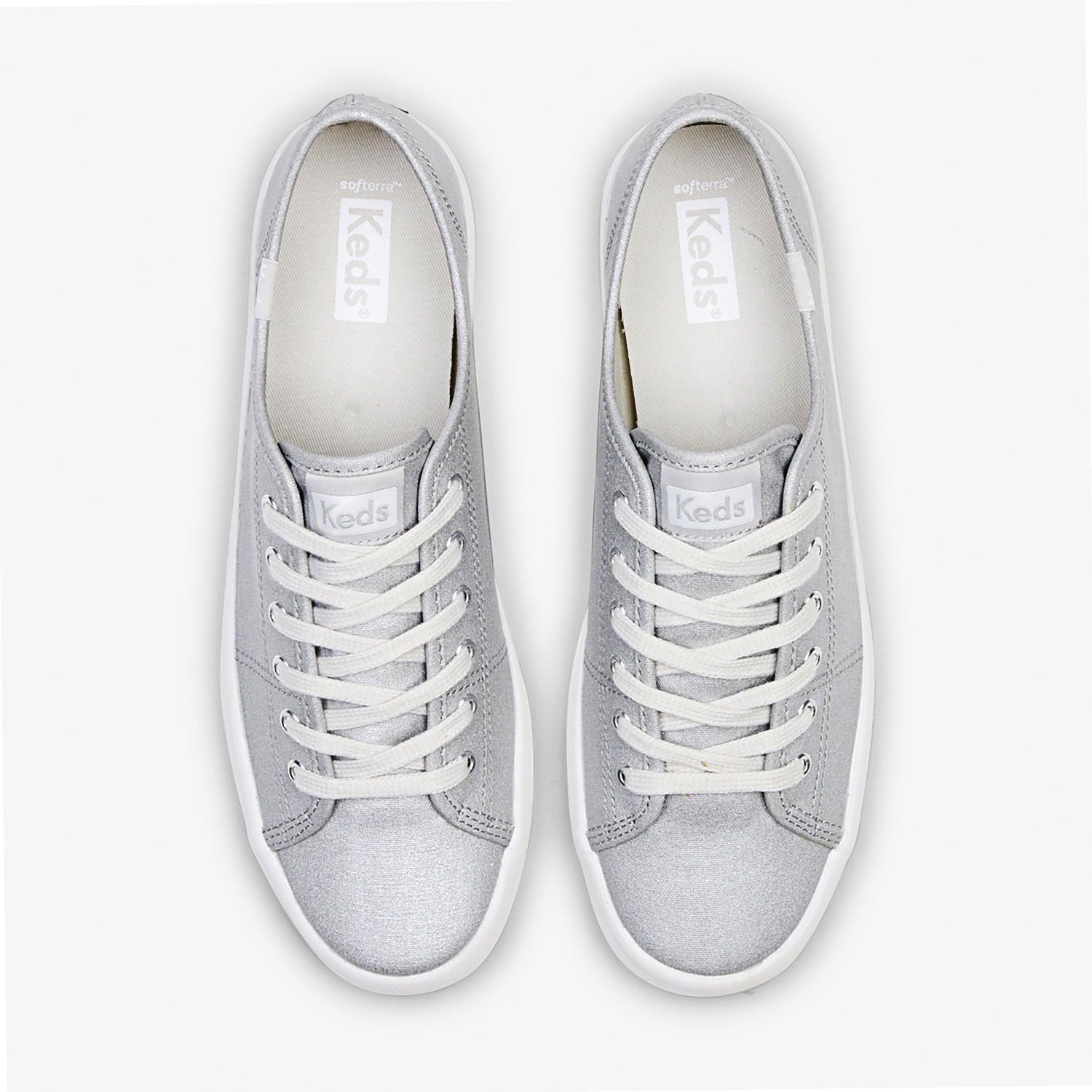 Zapatilla Casual Mujer Kickstart Plateada-3