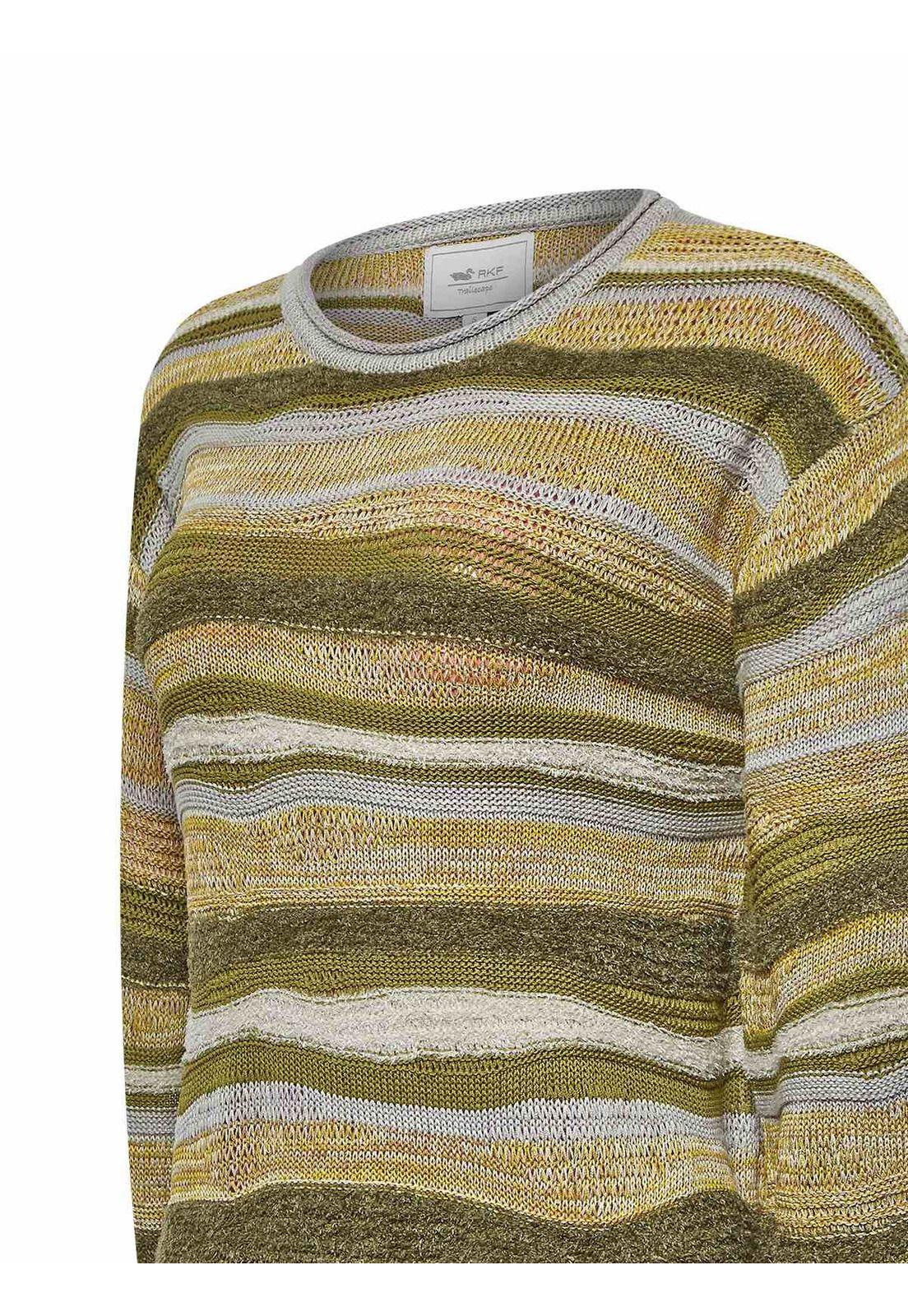 Sweater Algodón Mujer Samba Verde Oscuro -3