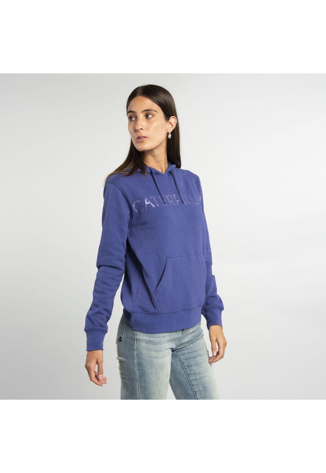 Polerón Mujer W Fdtn Logo Fleece H Azul-1