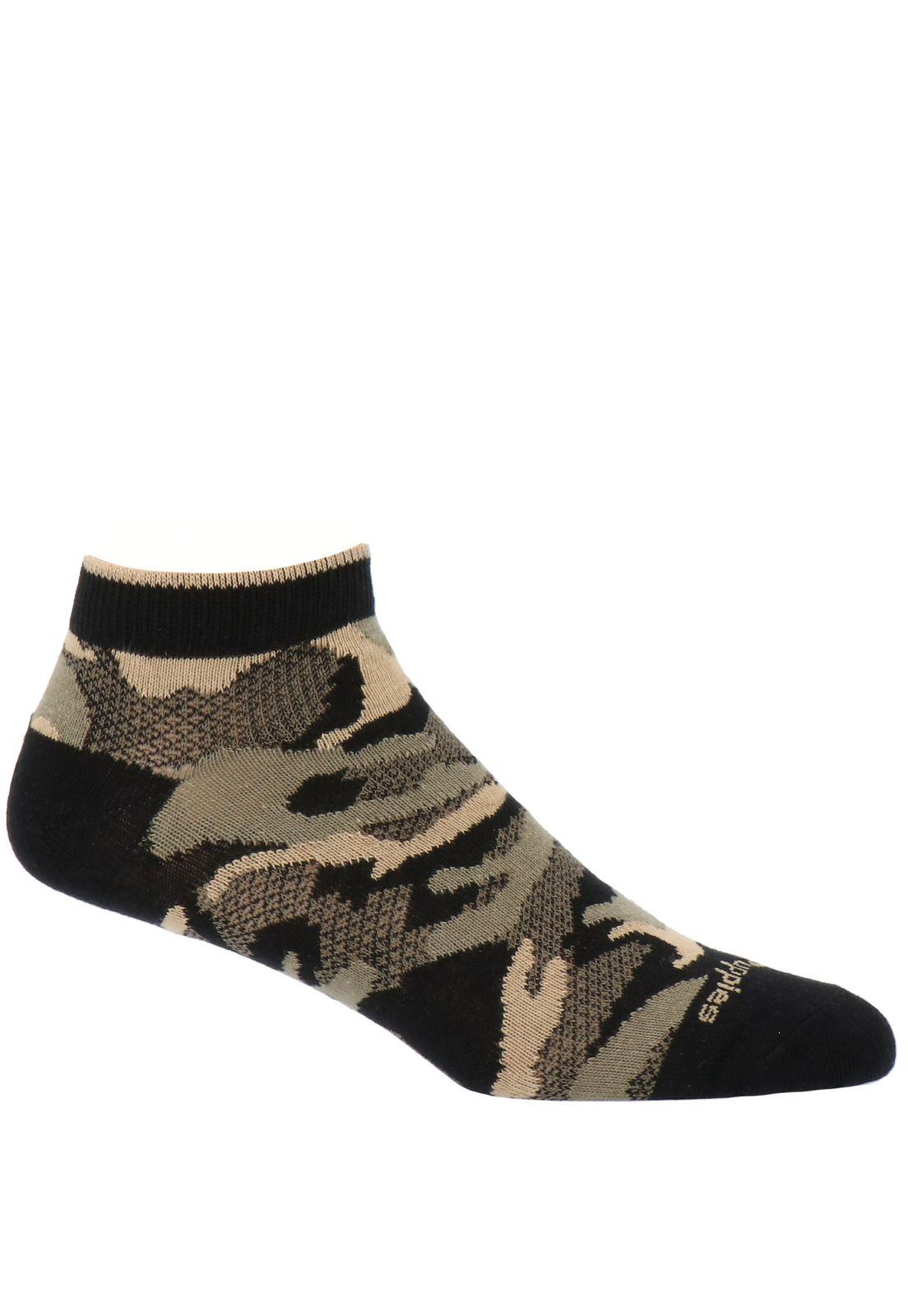 Calcetín Algodón Camo Negro Hombre-0