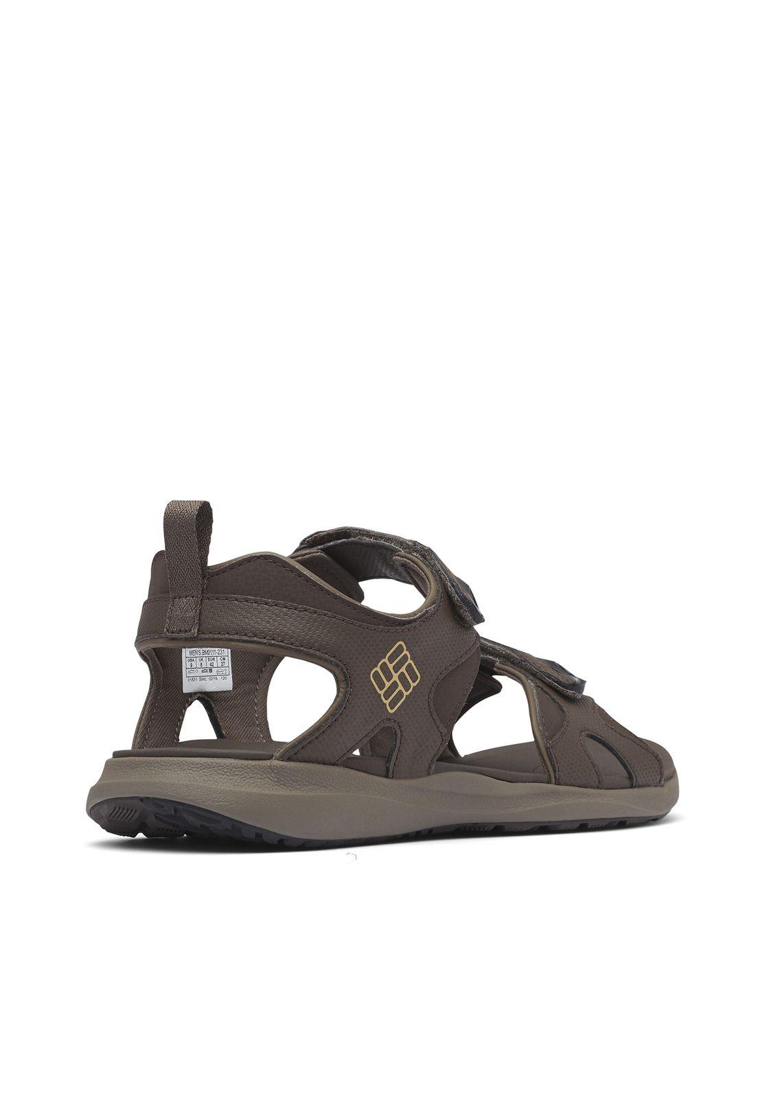 Sandalia Hombre Columbia 2 Strap Marrón-3