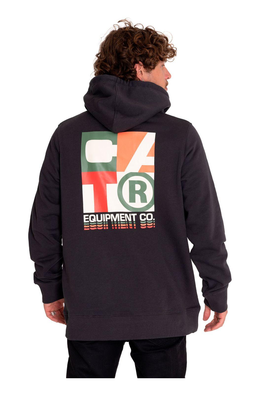 Poleron Casual Hombre Graphic Pullover Hoodie Negro-3