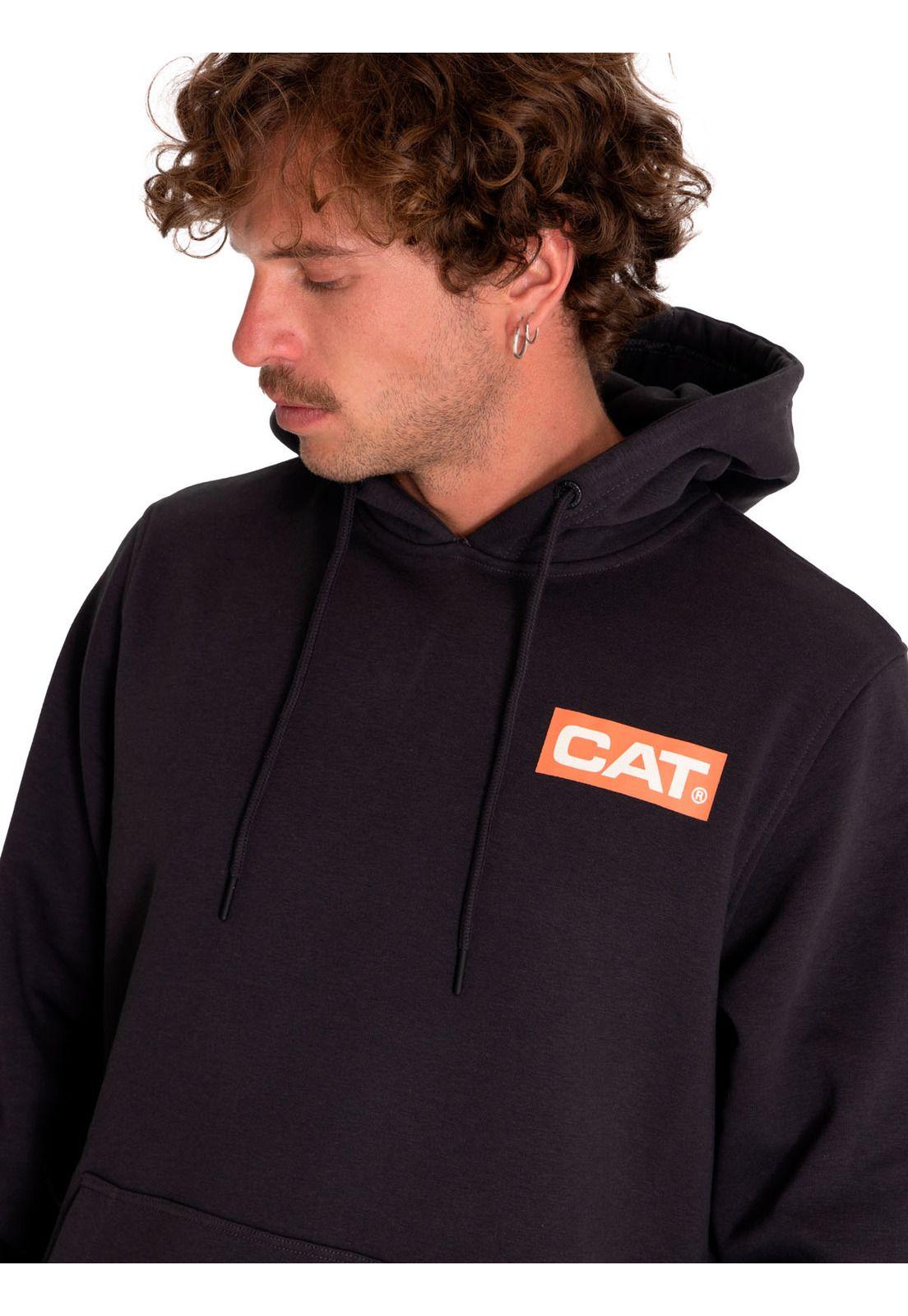 Poleron Casual Hombre Graphic Pullover Hoodie Negro-4