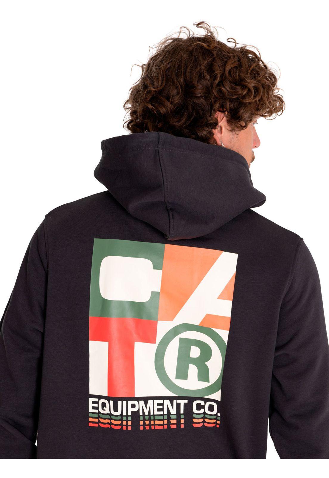 Poleron Casual Hombre Graphic Pullover Hoodie Negro-5