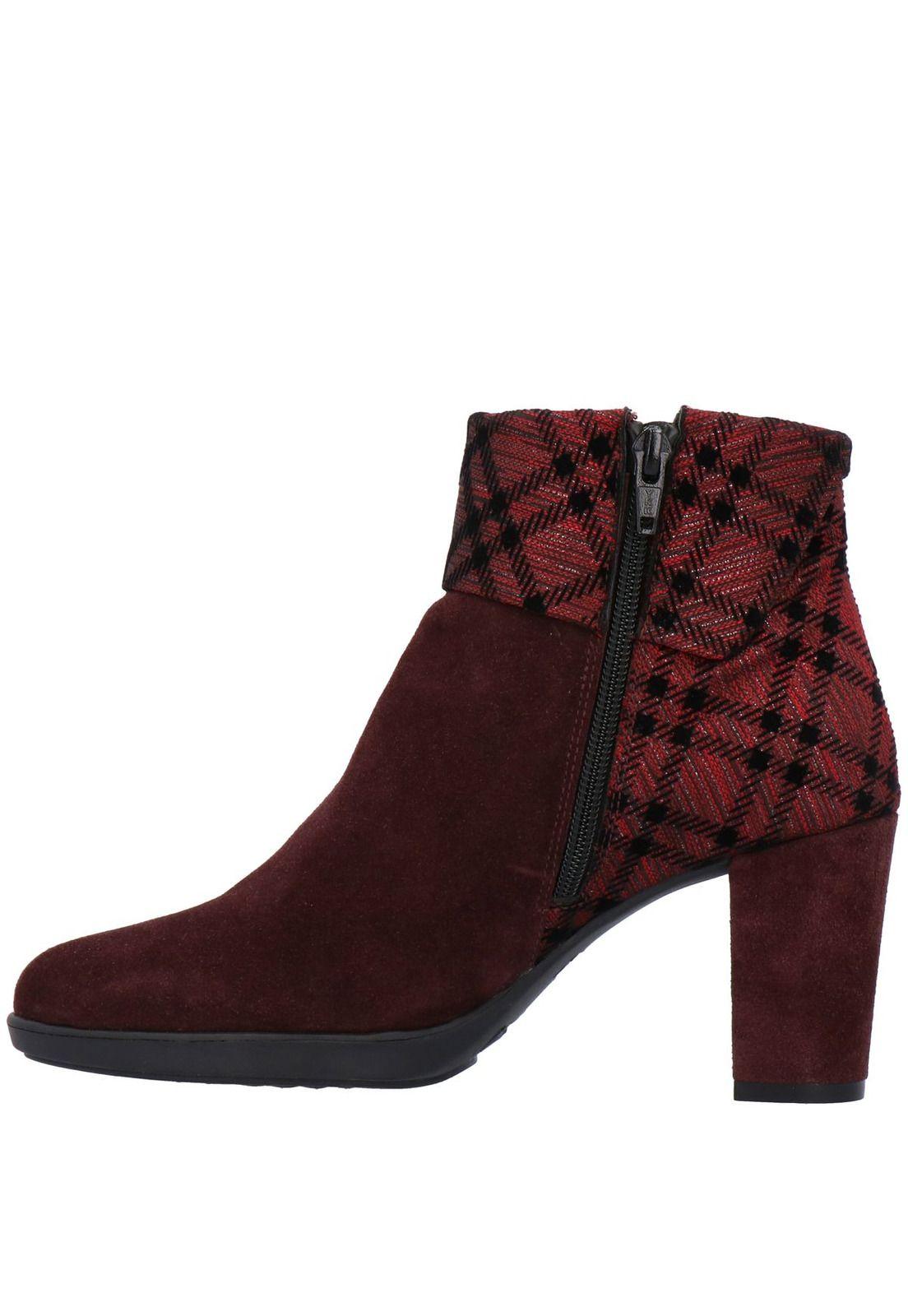 Botin Cuero Mujer Bottom Up Burdeo-4