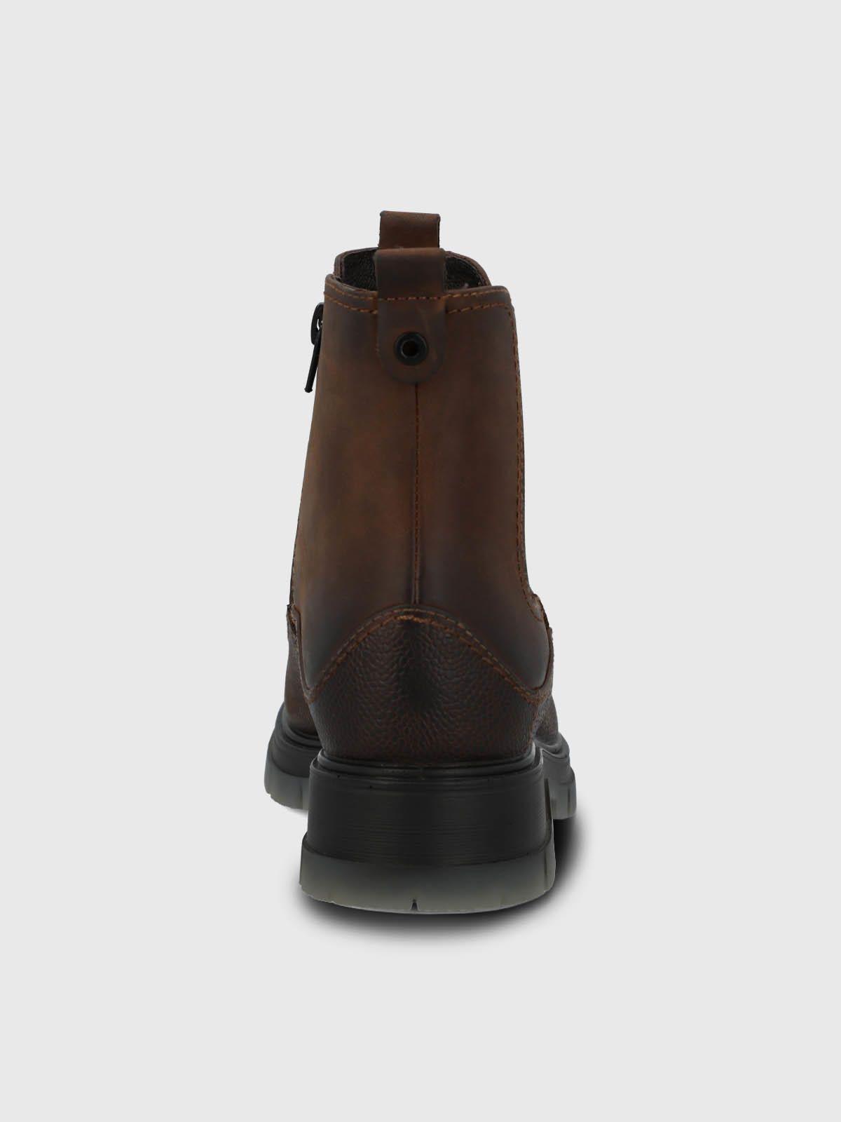 Botin Cuero Mujer Trino Café-6