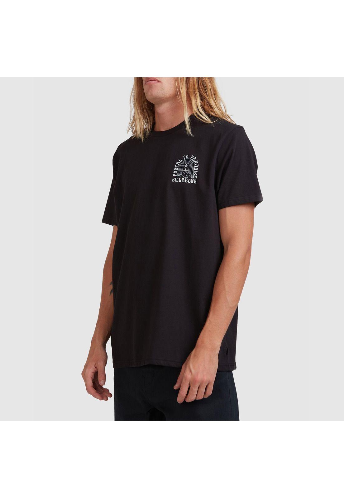 Polera M/C Hombre Portal Ss Negro-1