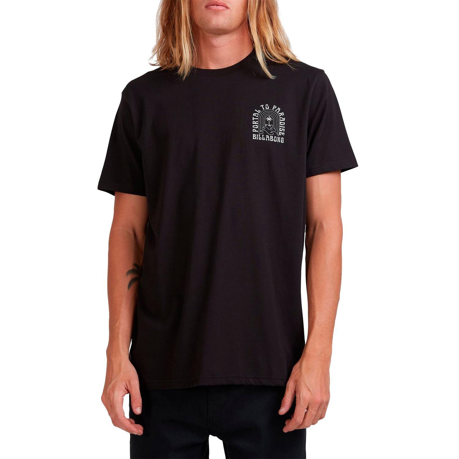 Polera M/C Hombre Portal Ss Negro-0